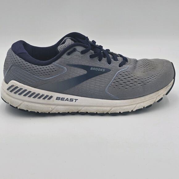 Brooks Beast 20 Gray Men's Running Shoes Size 11 WIDE 2E - Picture 11 of 12